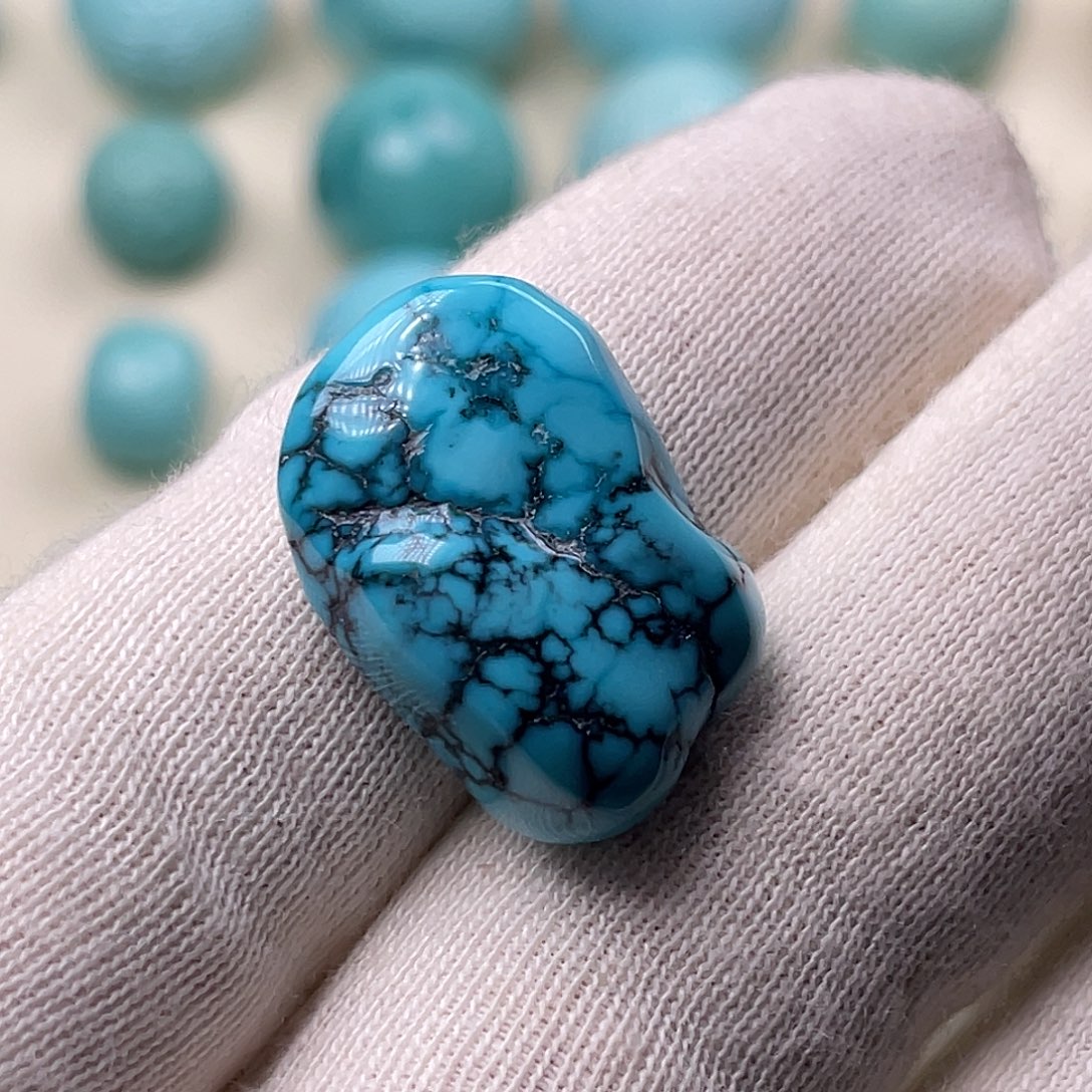 绿松石未镶嵌珠宝半成品