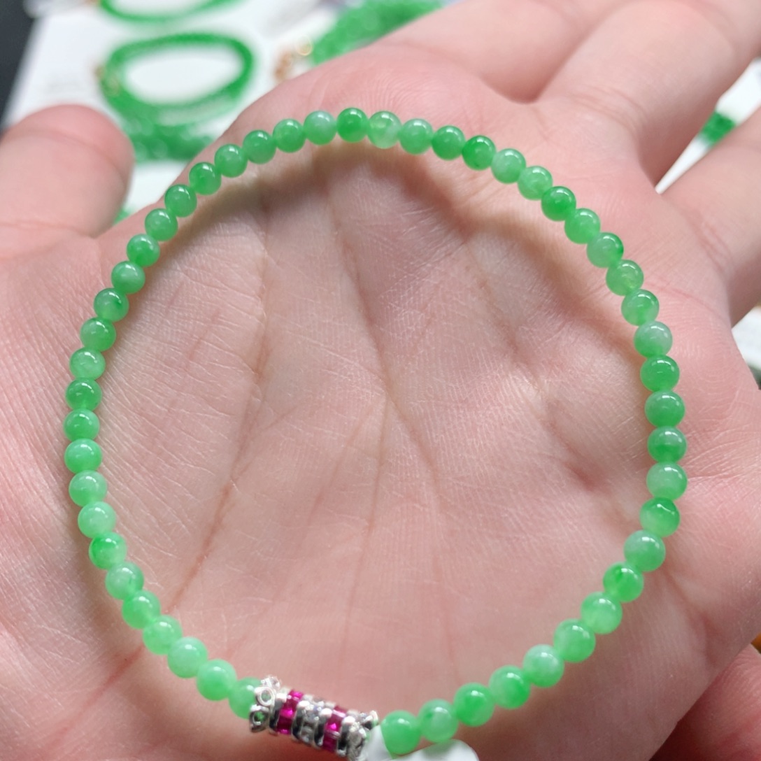 翡翠未镶嵌手链翡翠