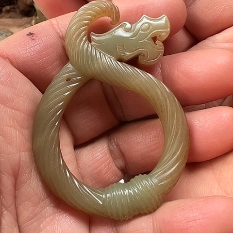 和田玉挂件未镶嵌