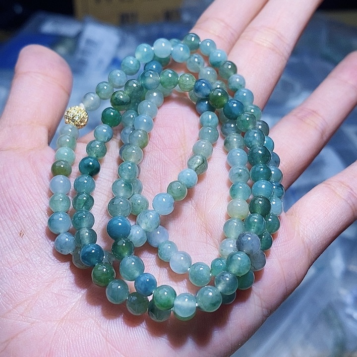 未镶嵌手串翡翠天然缅甸A货翡翠5.2