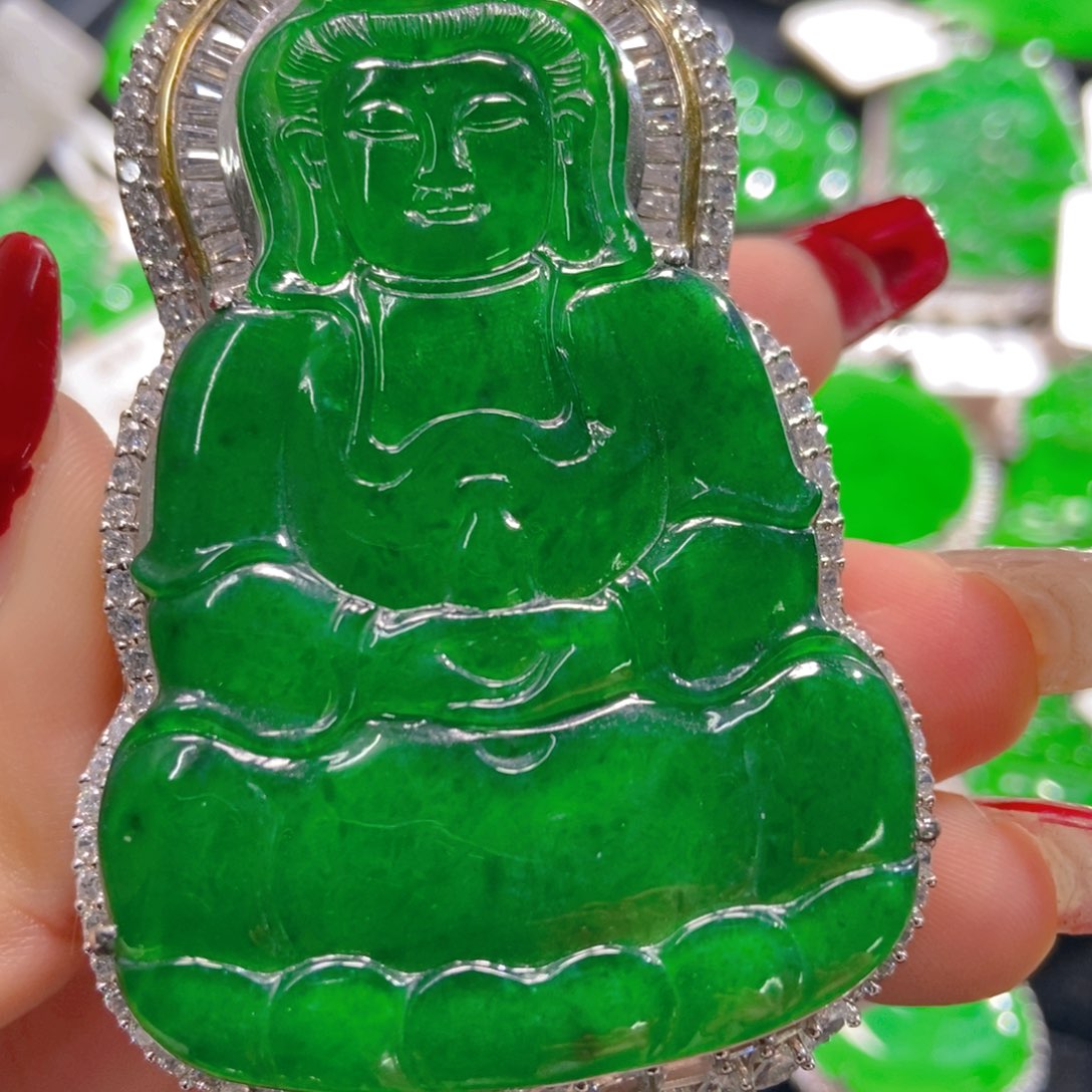 翡翠吊坠(不含链)未镶嵌