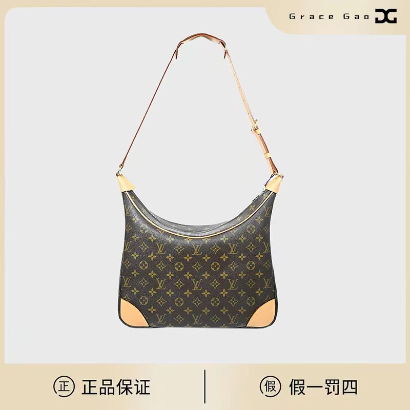 95新 LouisVuitton/路易威登 斜挎包中古牛角大号
