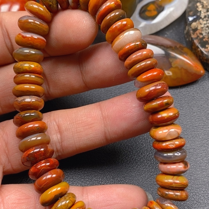 玛瑙/玉髓手链未镶嵌用****7