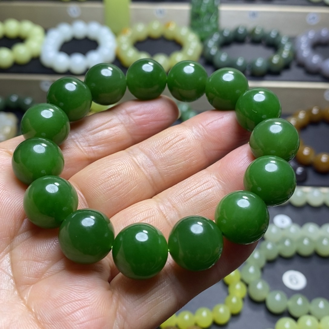 和田玉手串未镶嵌