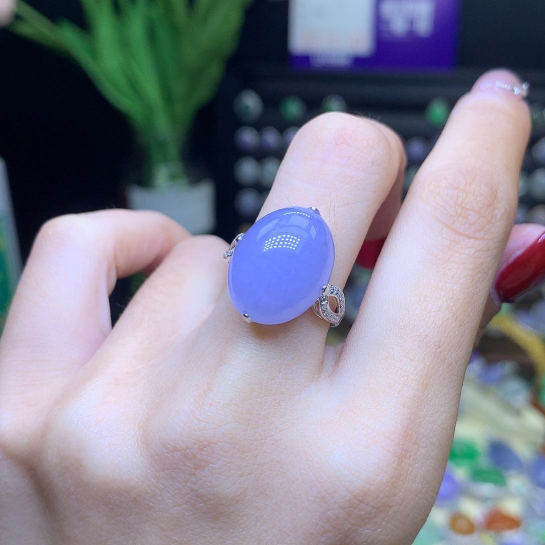 翡翠颈饰18K金镶嵌天然