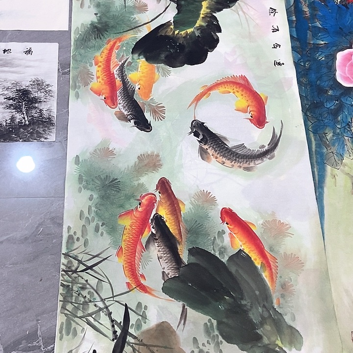 小周画廊的直播间