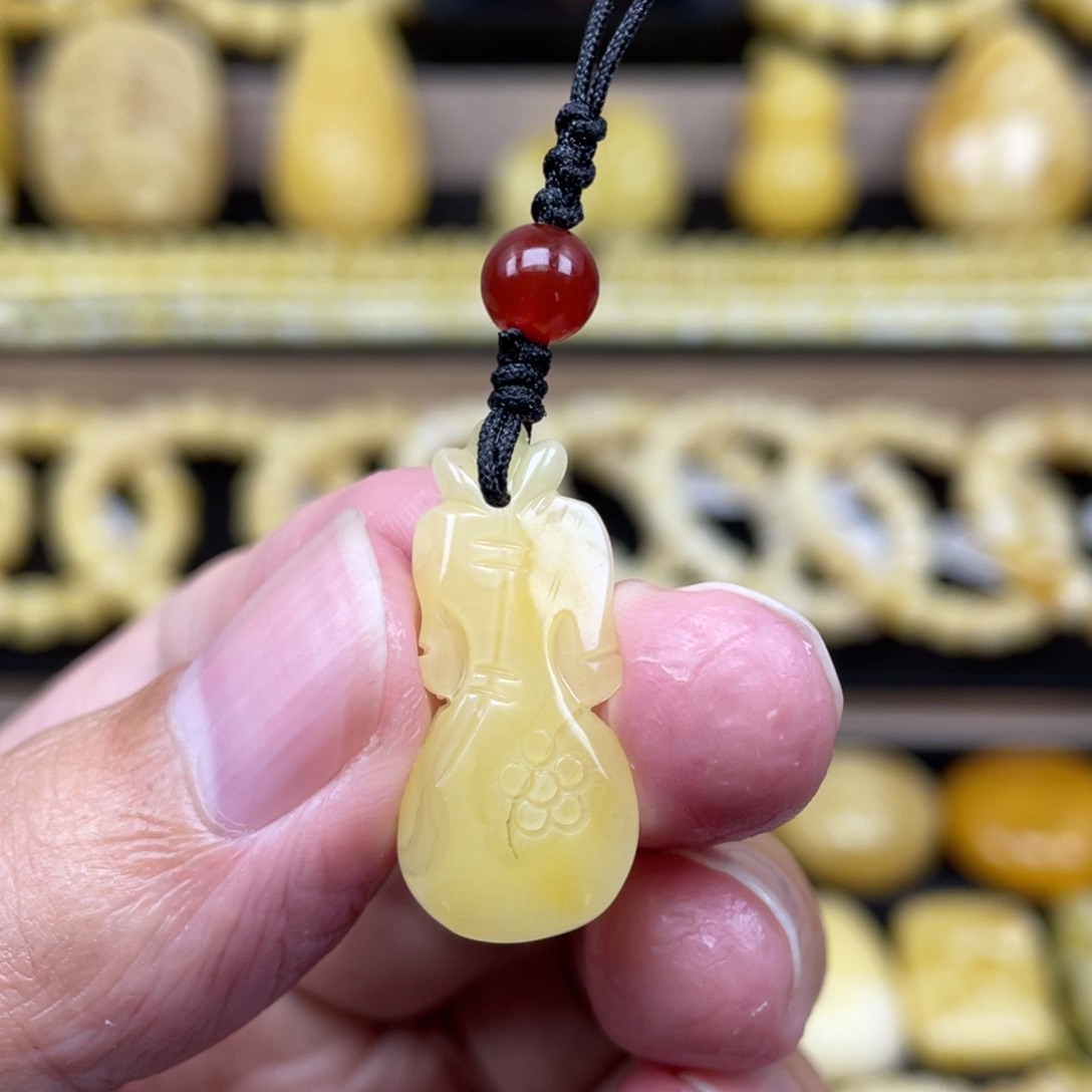 琥珀裸石未镶嵌琥珀蜜蜡