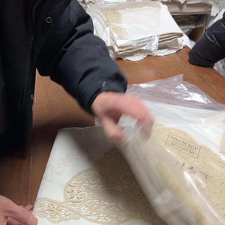 毛绒亚麻棉170-5大套