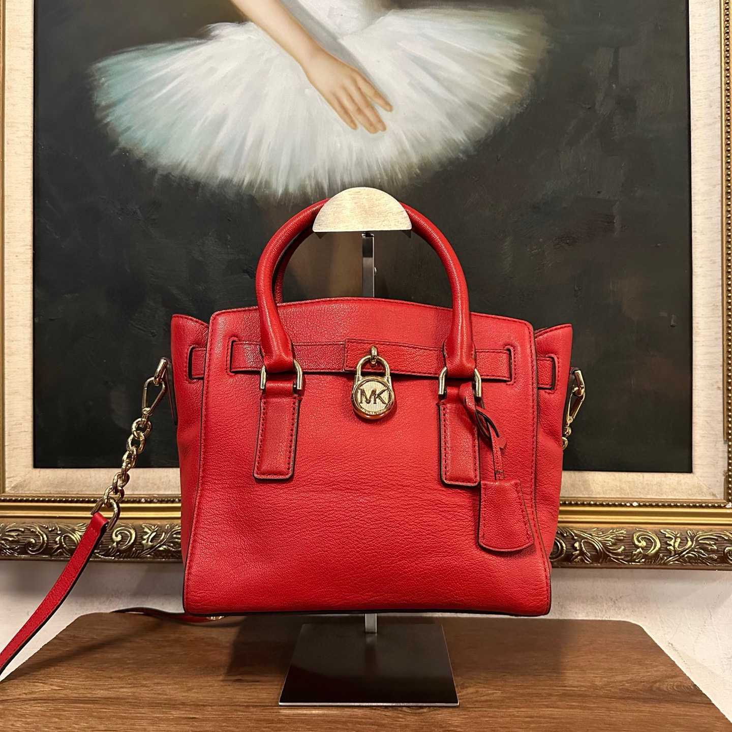 95新 MICHAEL KORS/迈克高仕 mk单肩包/004169/尺寸24*21