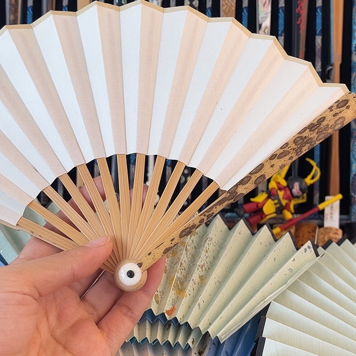 C****扇子手工折扇5寸花竹