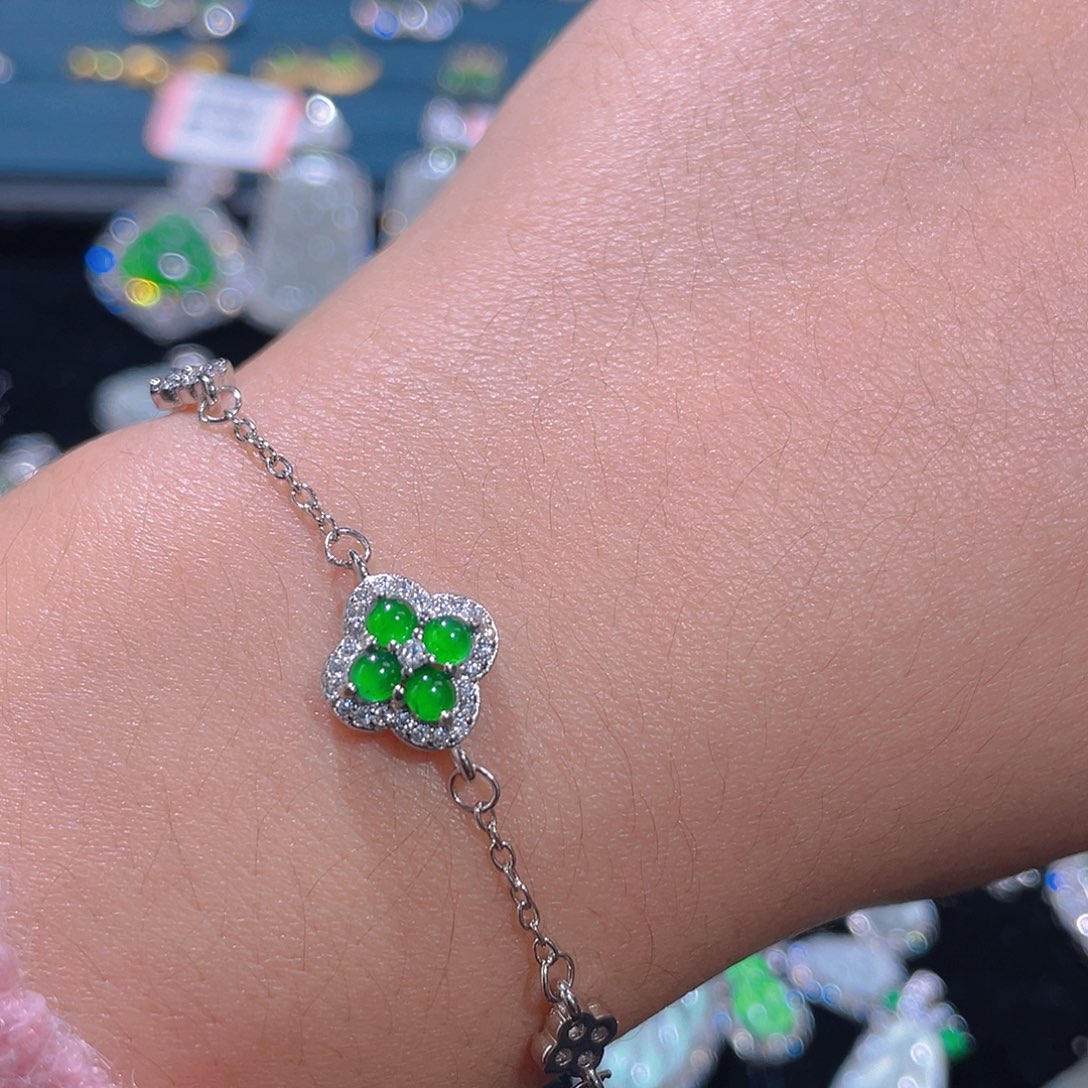 未镶嵌手链翡翠手链