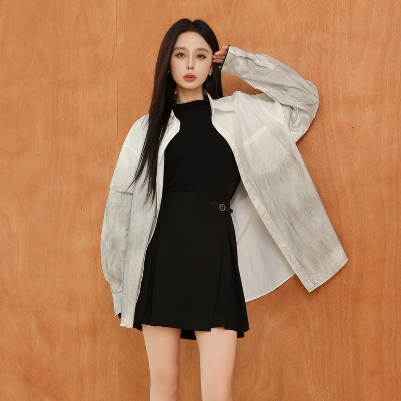 【秋款上新】AIRIQI时尚梭织H型衬衫AY44CS274