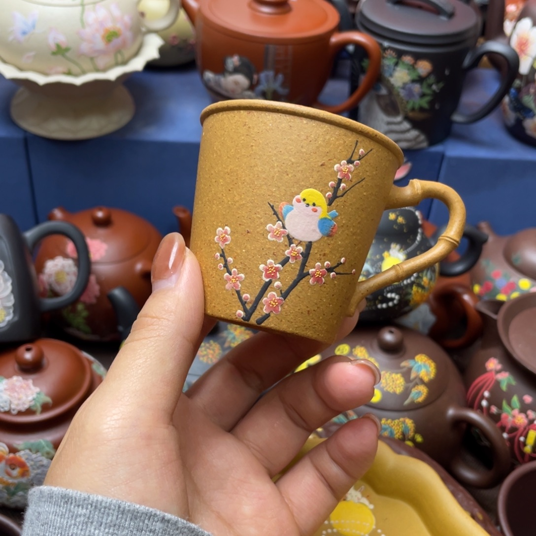 紫砂茶杯紫砂主人杯100cc