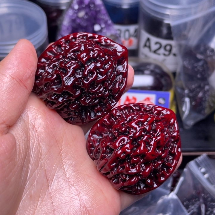 文玩核桃把件丹****龙王勇