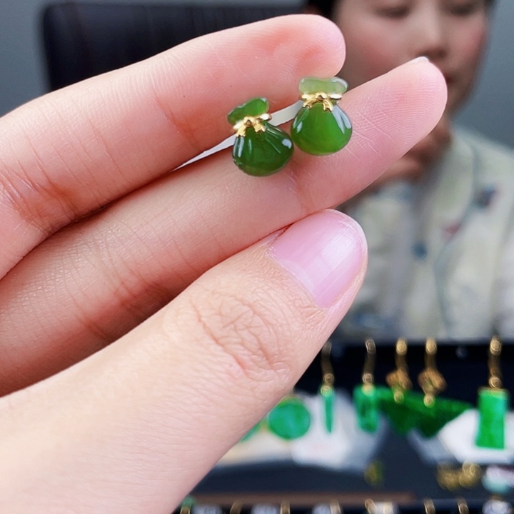 和田玉珠宝奇石银S925镶嵌