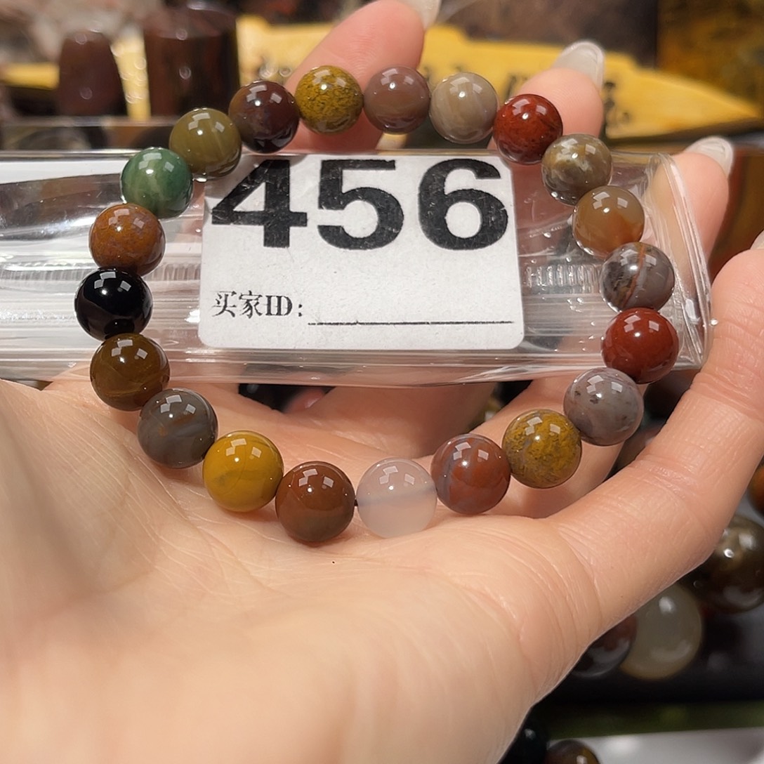 硅化玉未镶嵌天然北票硅化玉手串9