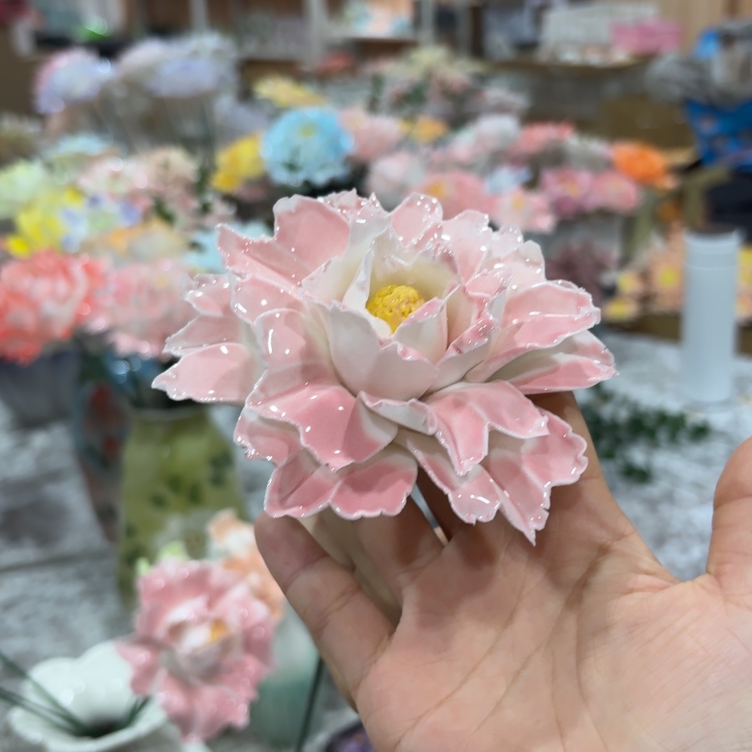 陶瓷花，拍满20发货，退款拉黑