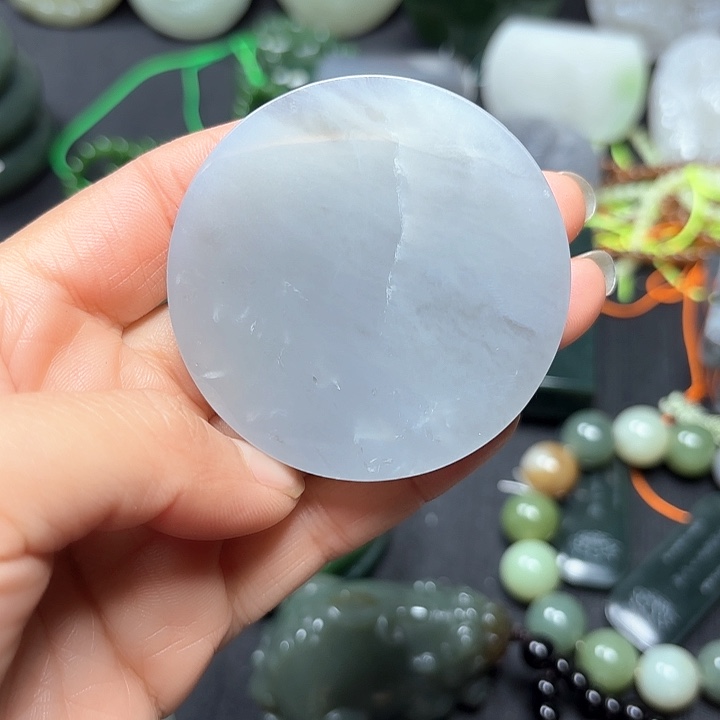 和田玉珠宝半成品未镶嵌