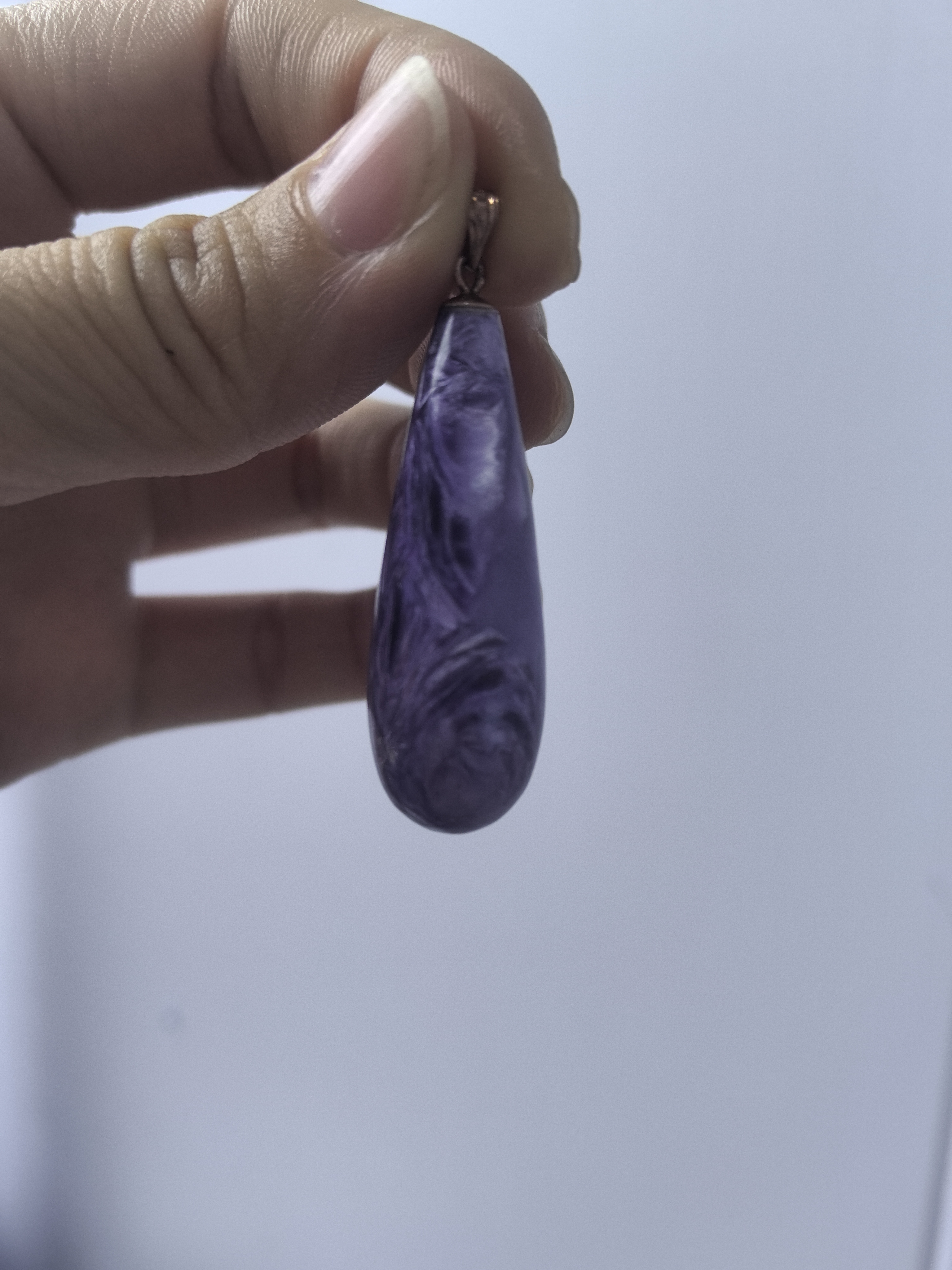紫龙晶吊坠        