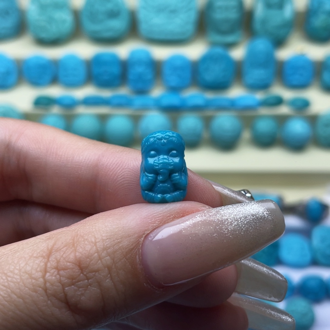 绿松石象宝宝未镶嵌