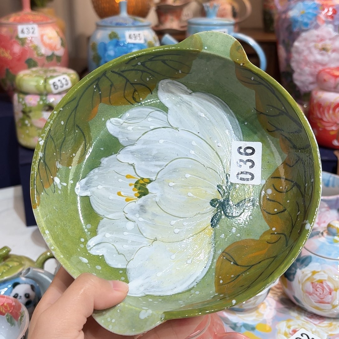 景德镇手绘高温釉下彩陶瓷茶具