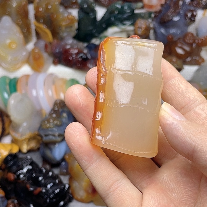 玛瑙/玉髓饰品未镶嵌小*爷