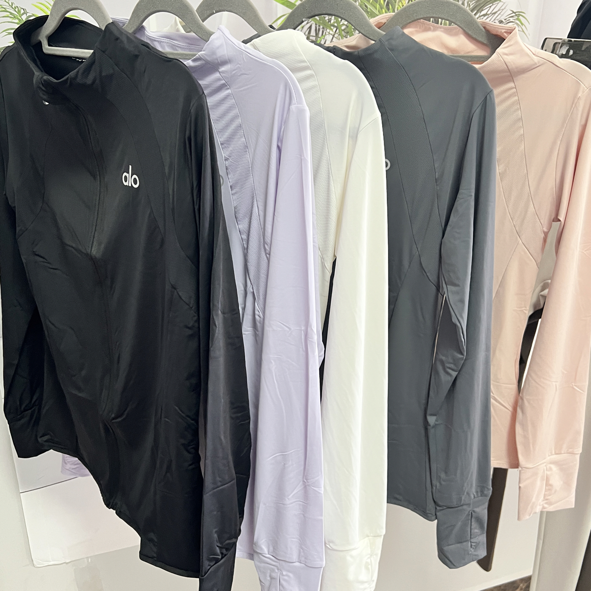 L 立领修身瑜伽防晒速干健身运动服（尾单 微脏微瑕 NO 退NO换）