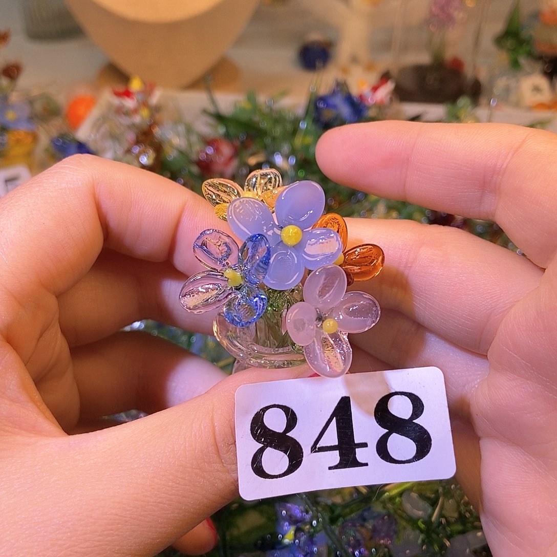 琉璃手工艺品848花瓶