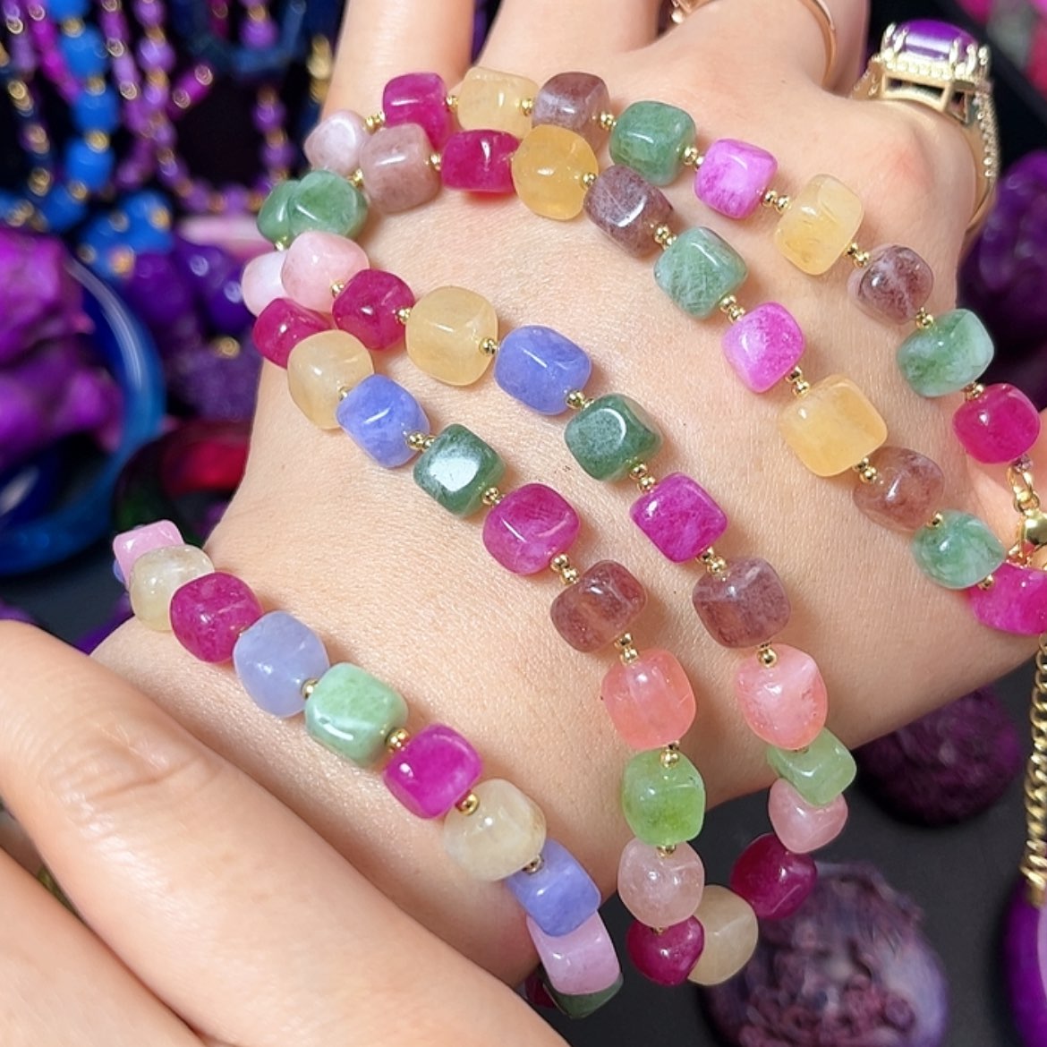 【闪购商品】玻璃DIY舒具石老油13凝胶玉华果冻套装卡10一套