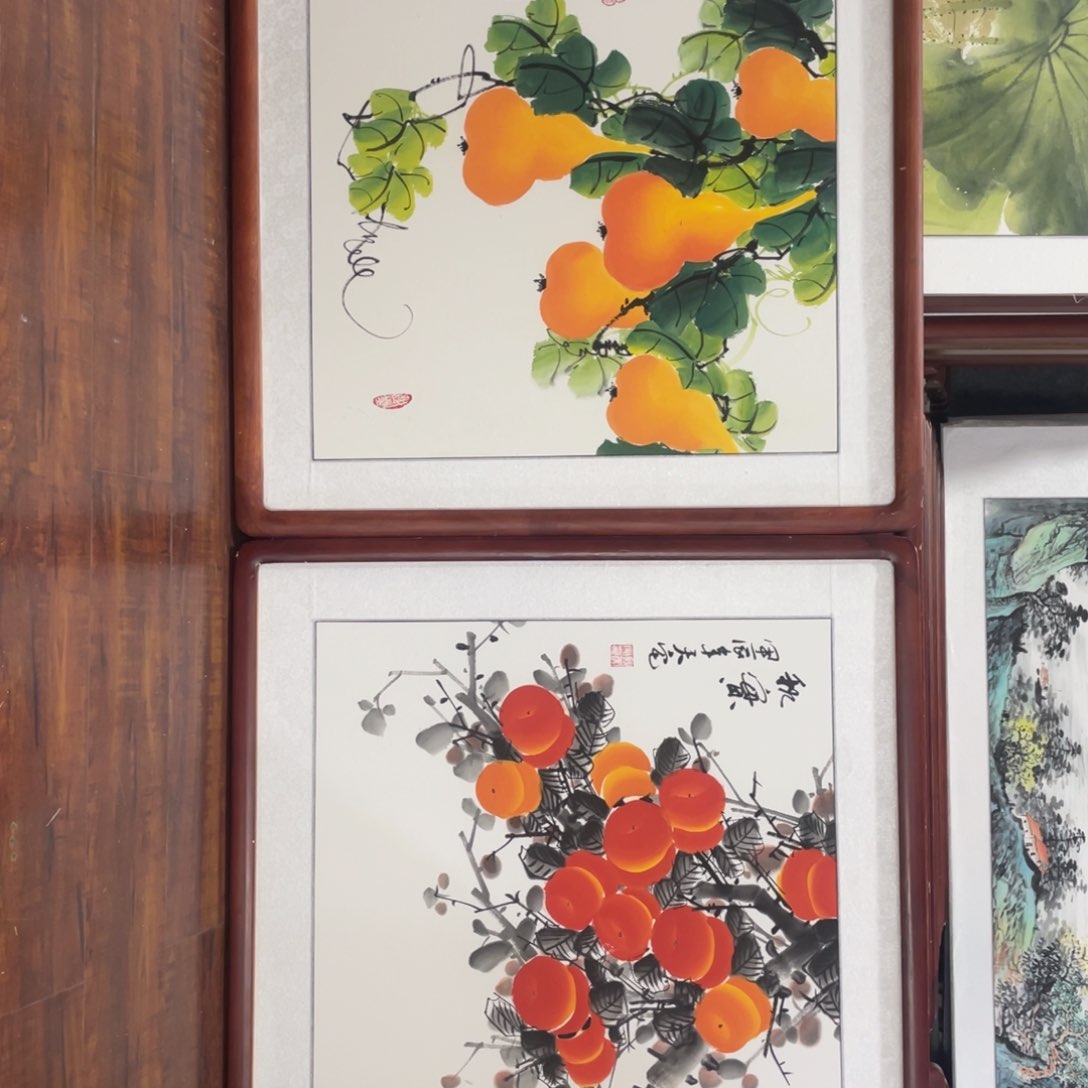 国画带框尺寸63*63厘米