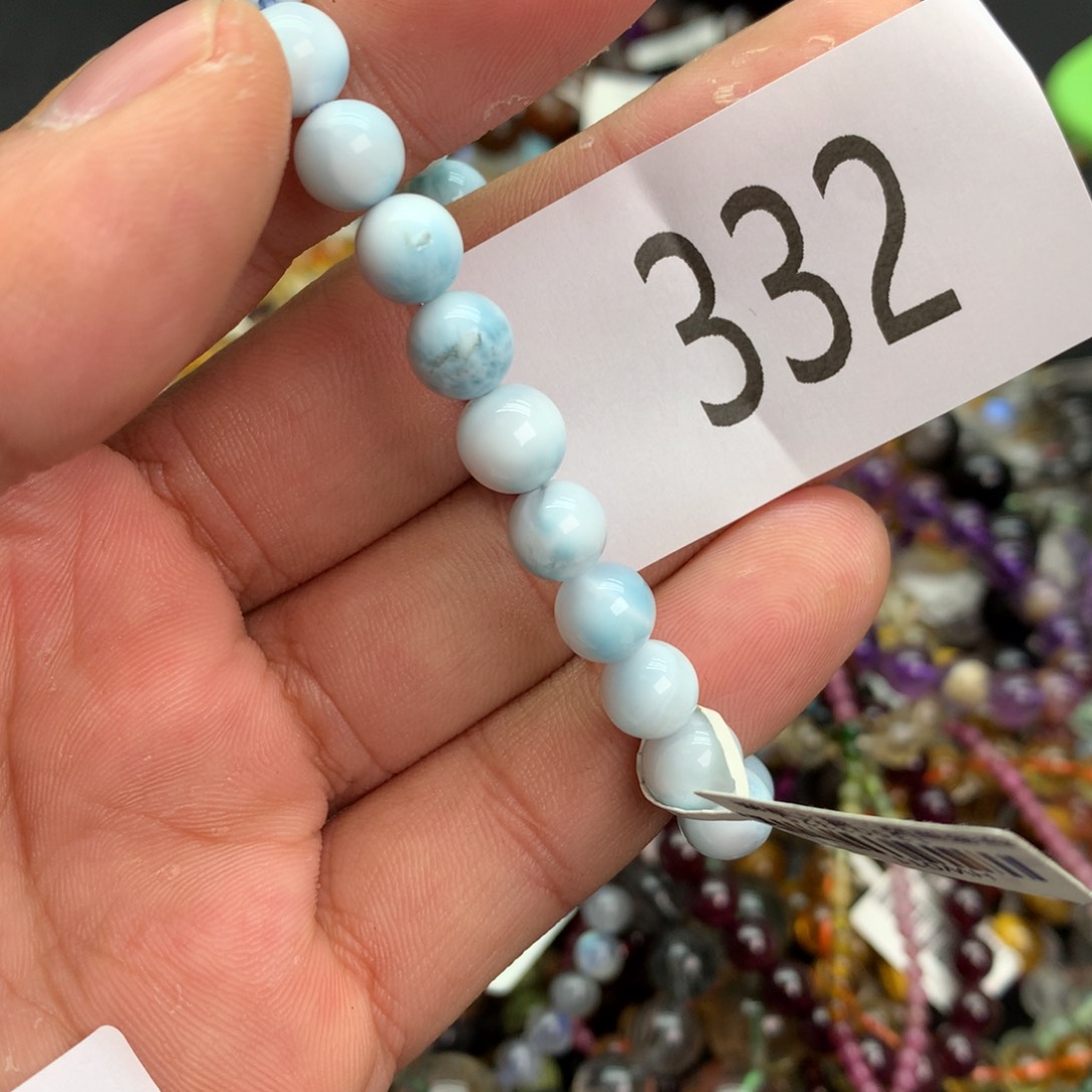 【闪购商品】针钠钙石（海纹石）手链未镶嵌手链