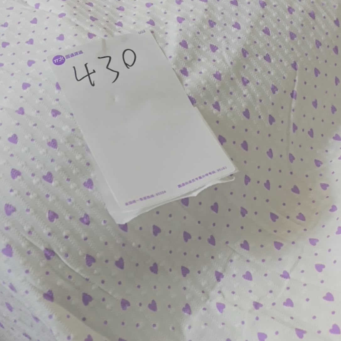 无纺布纯棉内裤提花布料一米430