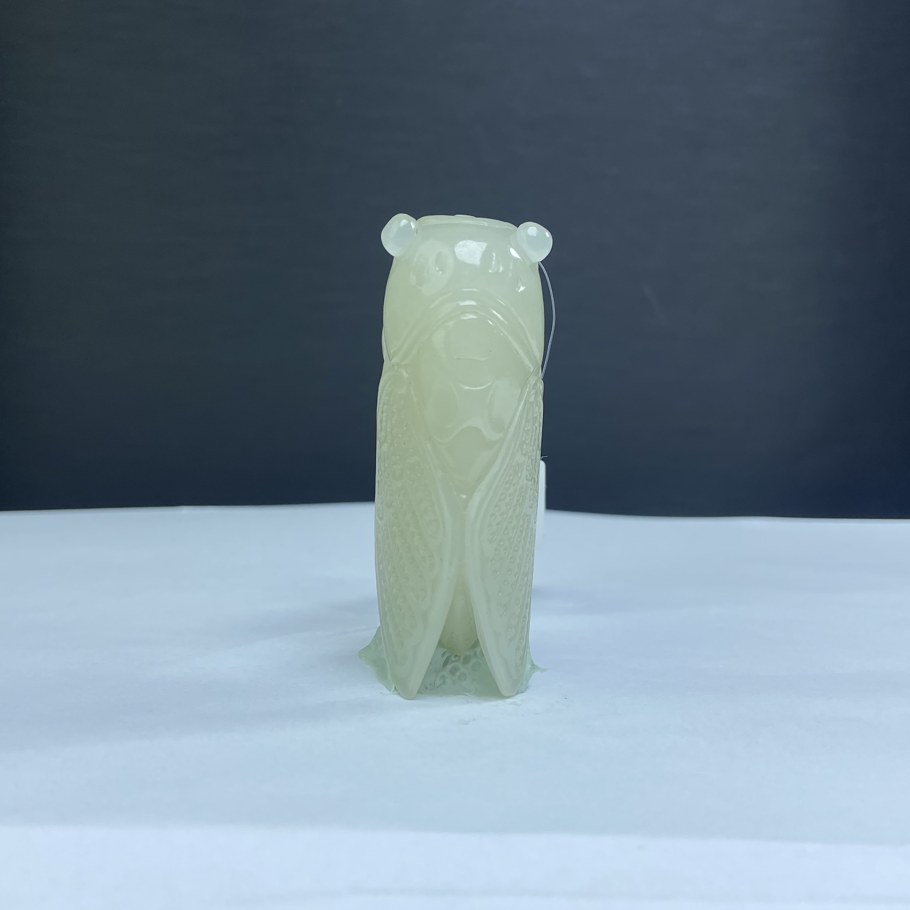 EK7028L 和田玉 金声振财