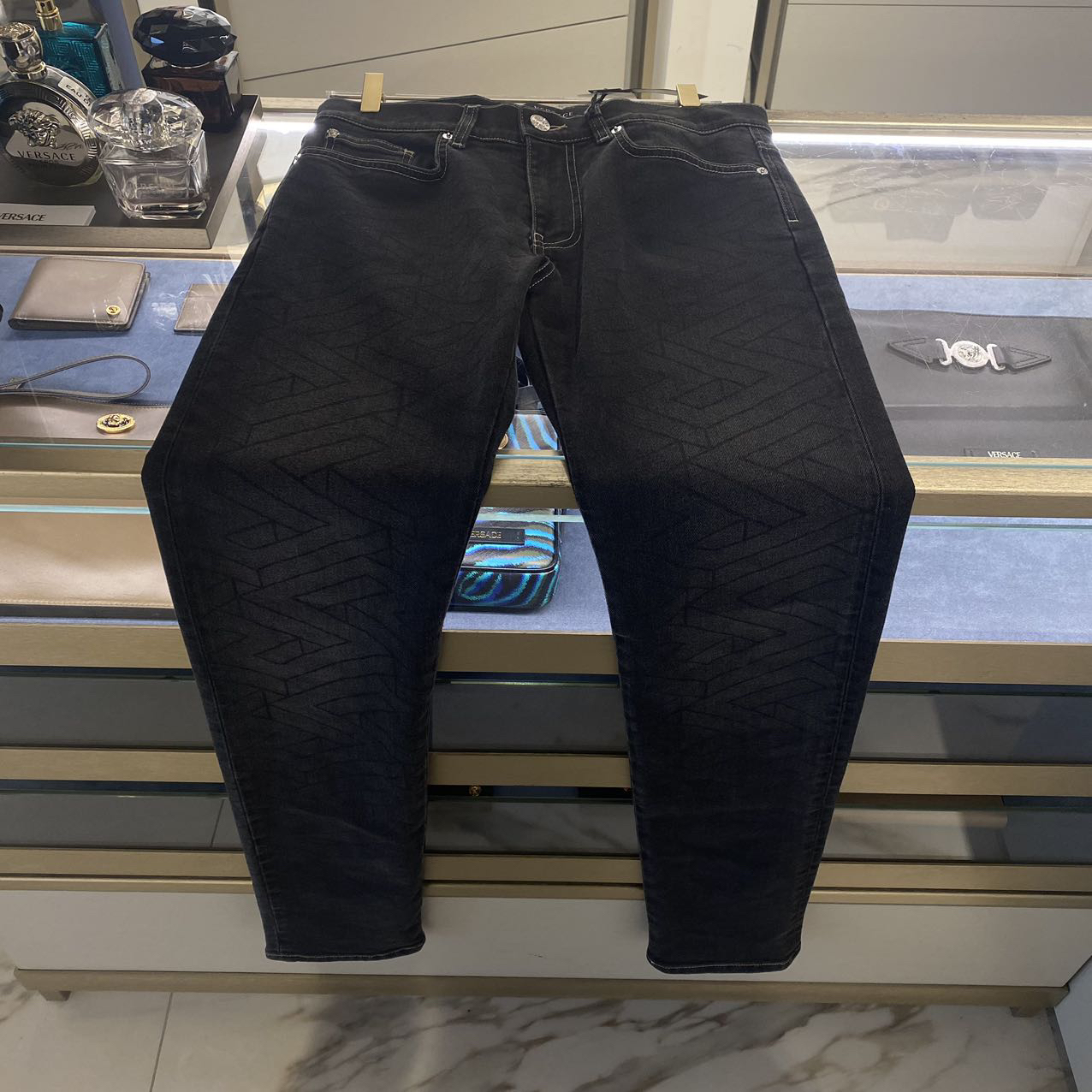 全新未使用 VERSACE/范思哲 男士牛仔裤