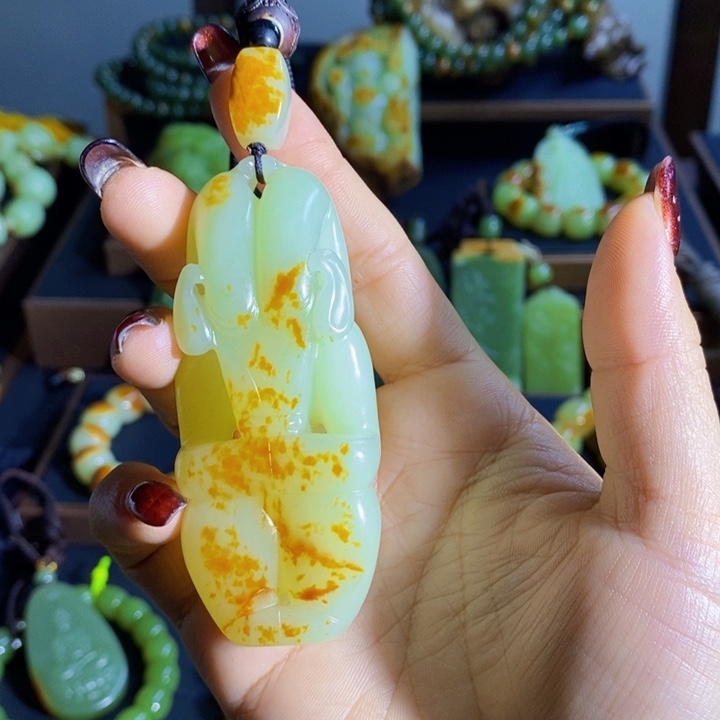 和田玉把件未镶嵌用****4