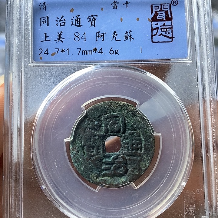 铜闻博文化同治通宝