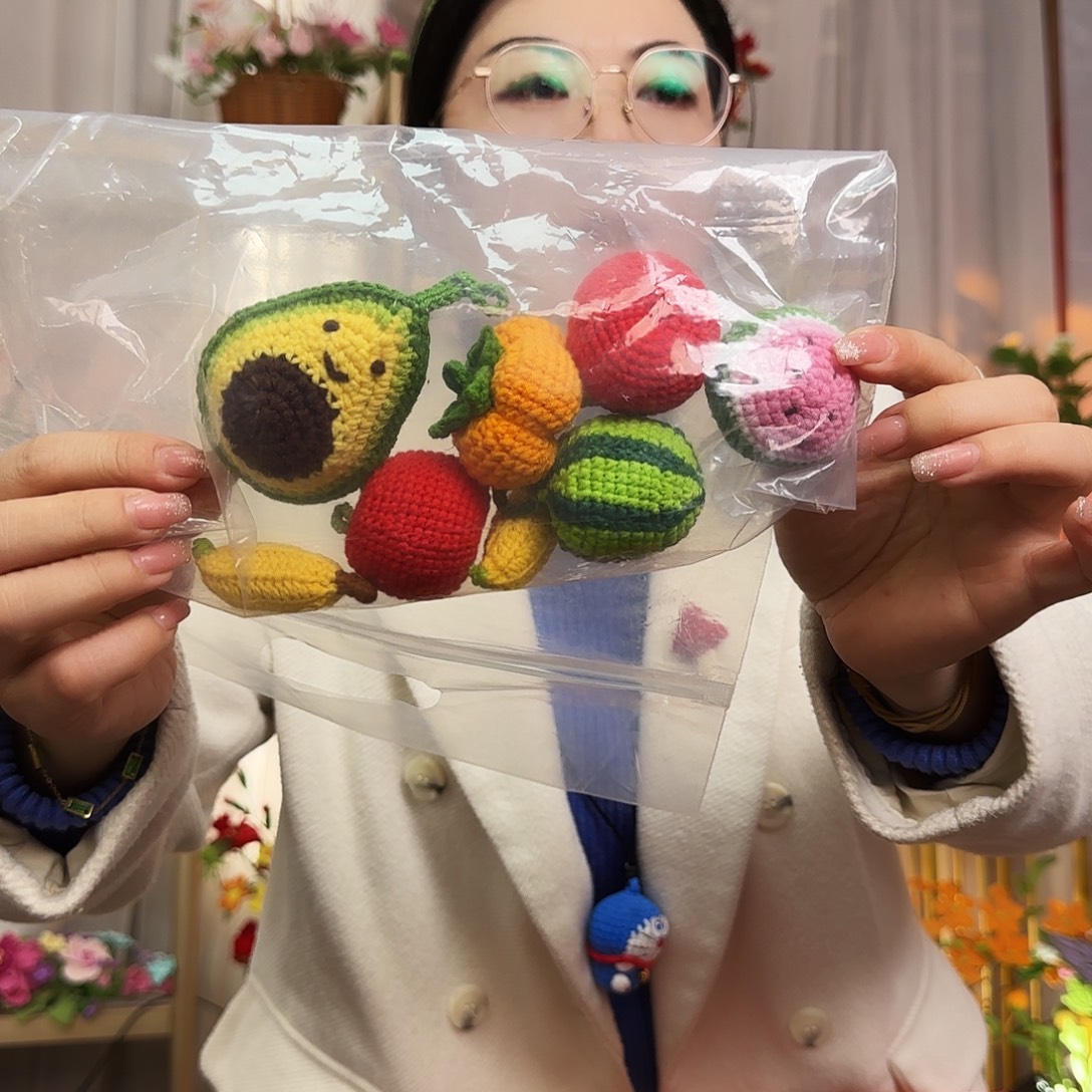 手工钩织设计水果