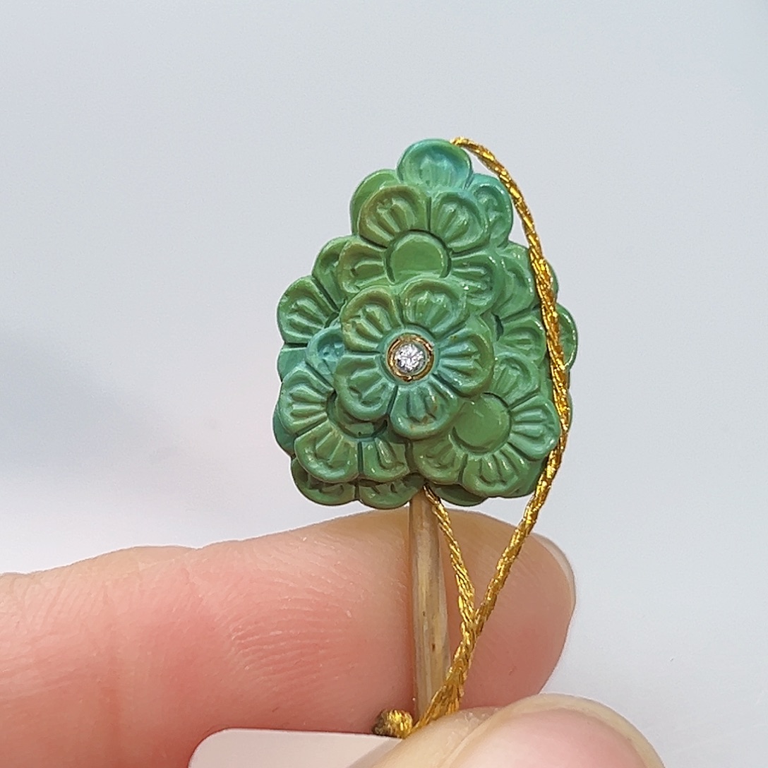 绿松石珠宝奇石未镶嵌