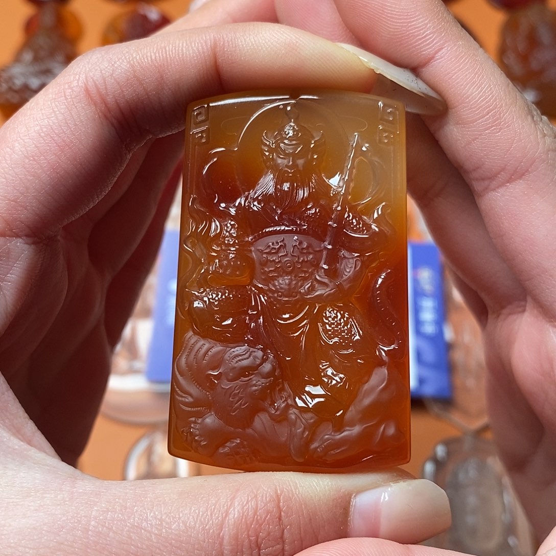 夜***雨玛瑙/玉髓未镶嵌颈饰