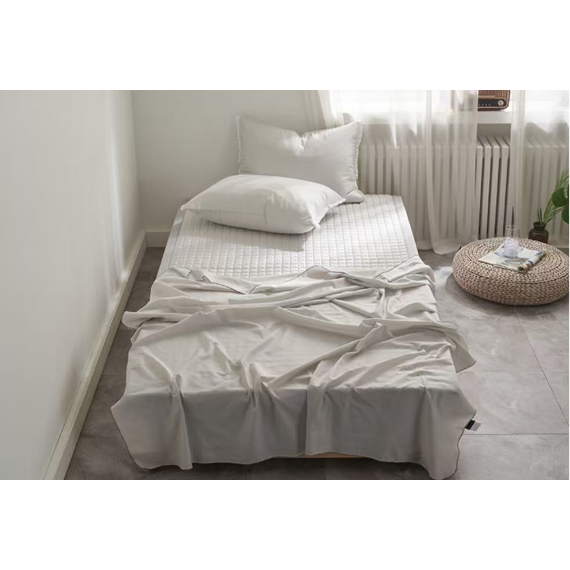 2025年 AGIROOM 韩国进口功能夏季纯色凉感单层被子【三种颜色】