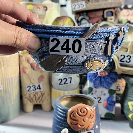 红陶多肉植物花盆