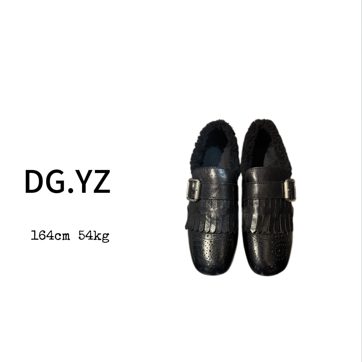 【樱子家】3178F方头雕花小众新款单鞋