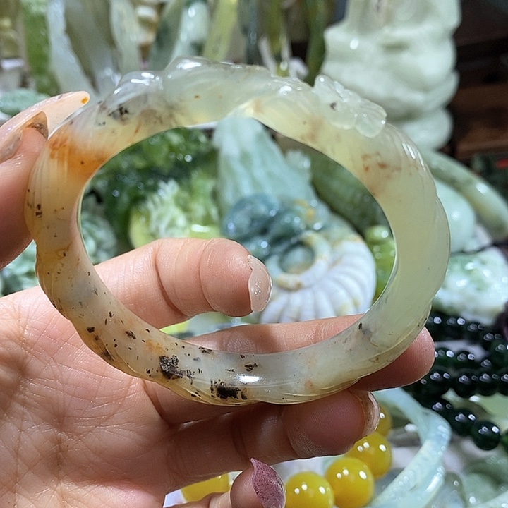 岫玉岫玉56口径未镶嵌