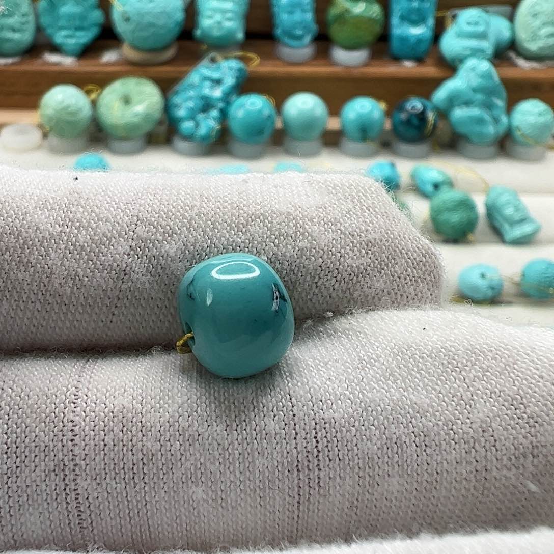 绿松石老型珠 未镶嵌