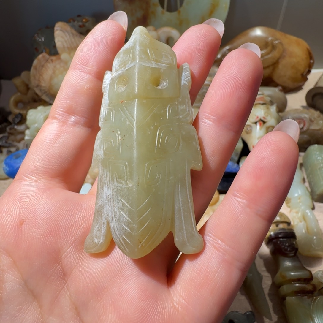 飞***哥和田玉（糖玉）未镶嵌挂件