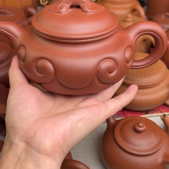 添***3原矿红皮龙仿古如意精工半手560➕2杯