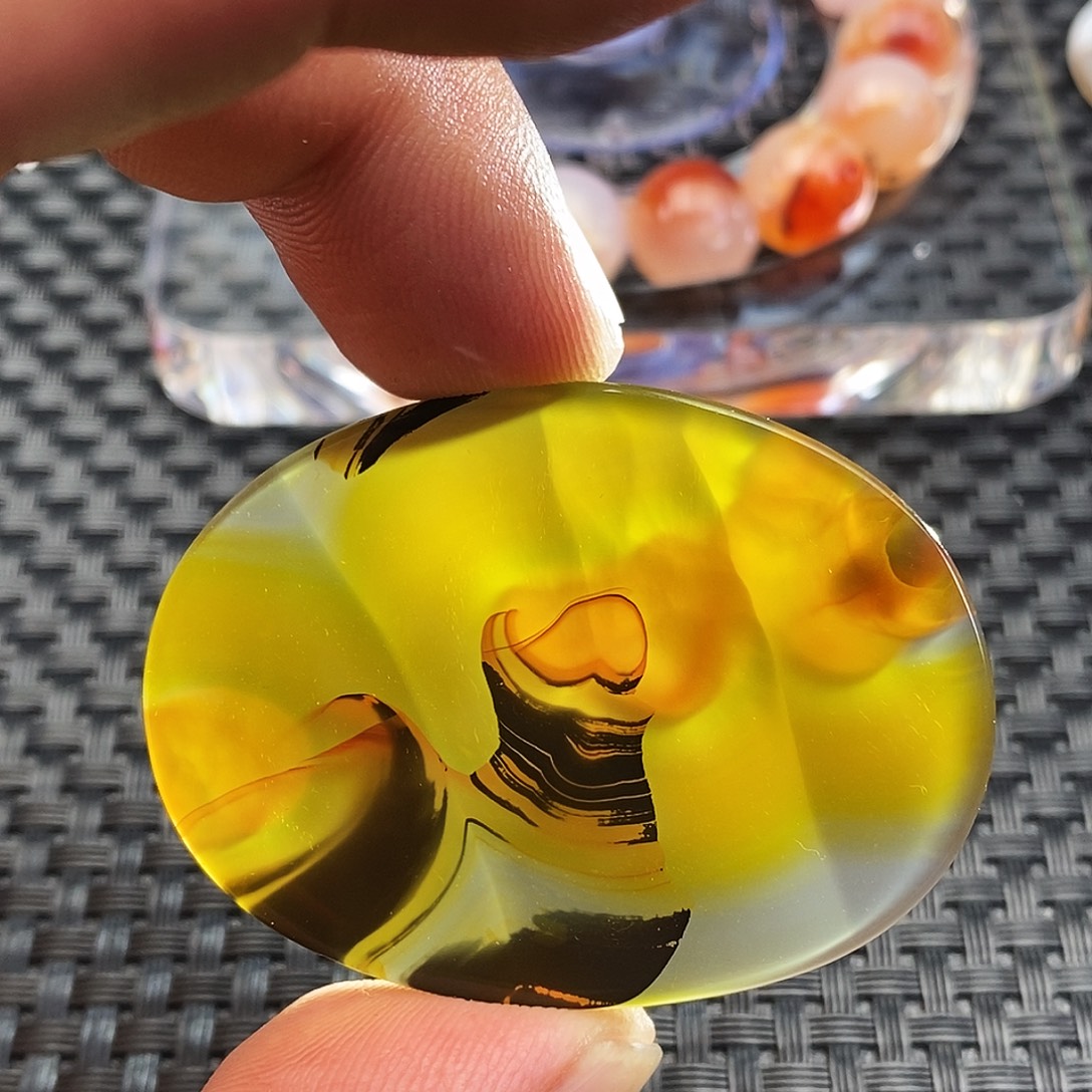 玛瑙/玉髓未镶嵌吊坠(不含链)1038