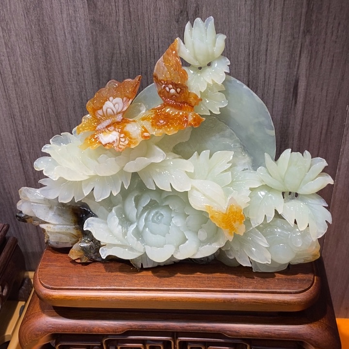 蛇纹石玉（覆膜）珠宝奇石合金