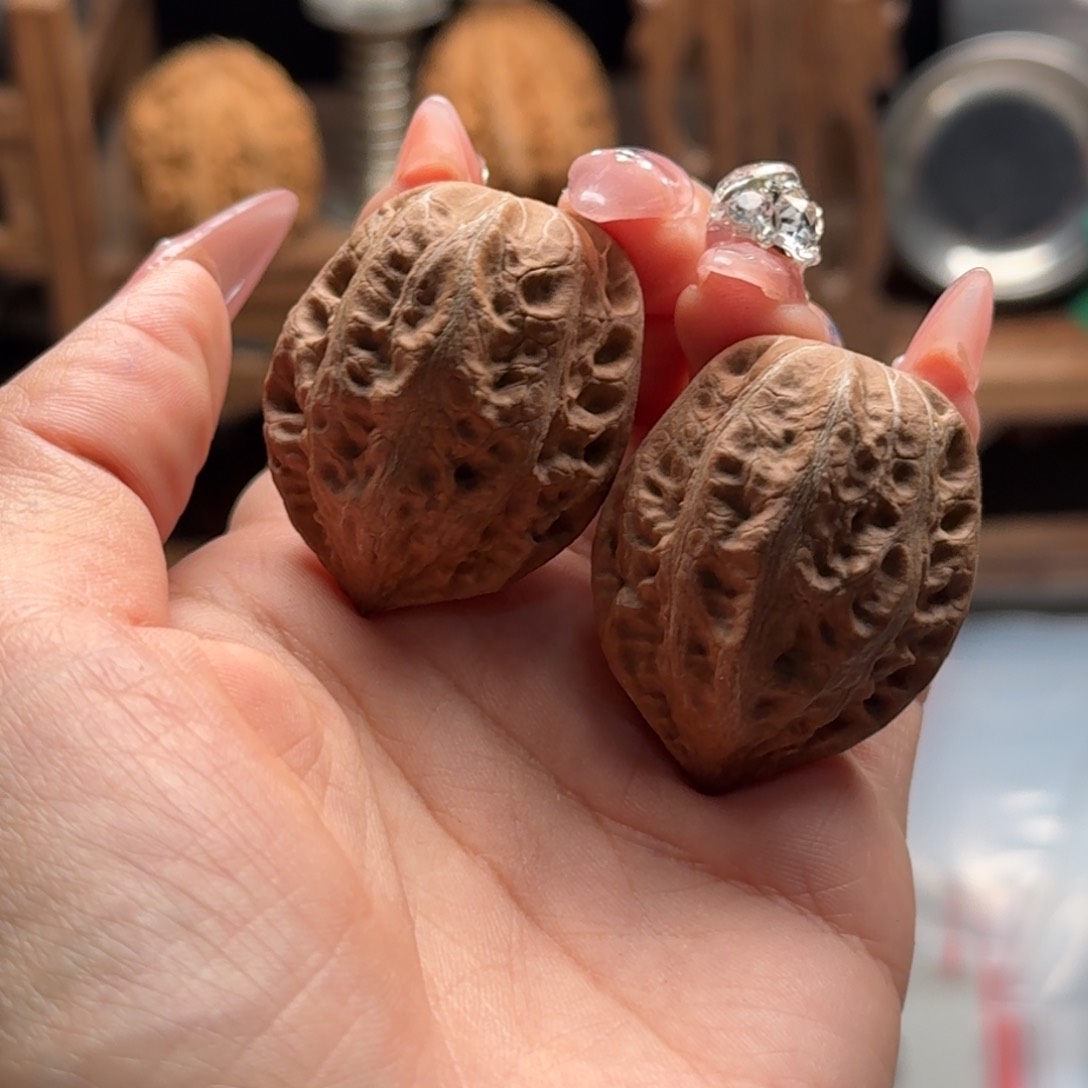 文玩核桃把件关东木子楸百核68