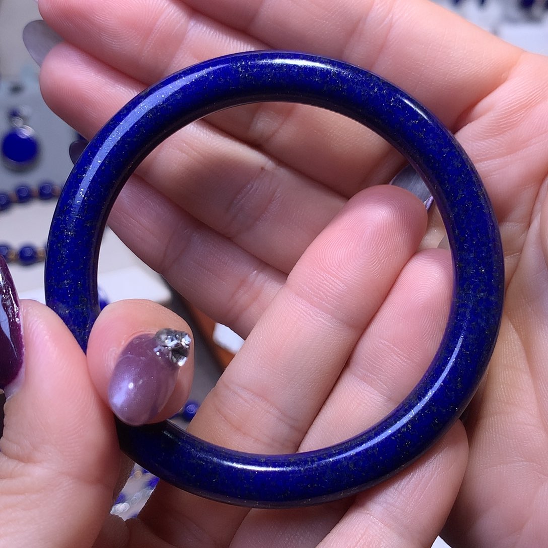 青金石未镶嵌56手镯